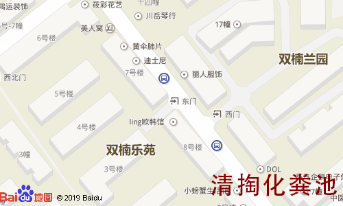 双楠三区清掏化粪池地图