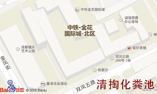 中铁金花国际城清掏化粪池地图