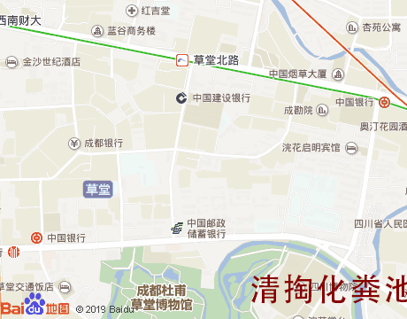 草堂清掏化粪池服务片区地图