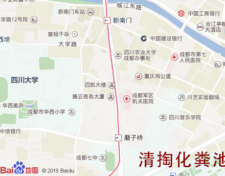 川音清掏化粪池服务片区地图