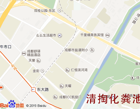 东大路清掏化粪池服务片区地图