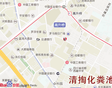 高升桥清掏化粪池服务片区地图