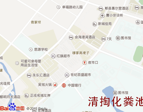 红光清掏化粪池服务片区地图