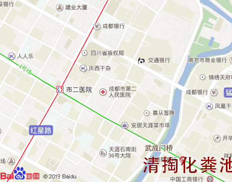 红星路清掏化粪池服务片区地图