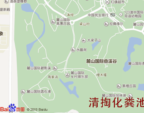 麓山清掏化粪池服务片区地图