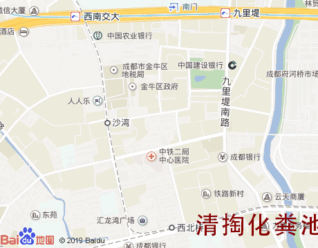 沙湾清掏化粪池服务片区地图