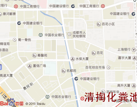 双楠清掏化粪池服务片区地图