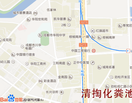 四河清掏化粪池服务片区地图