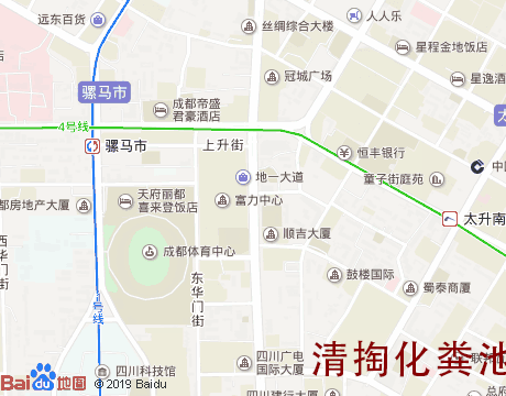 太升路清掏化粪池服务片区地图