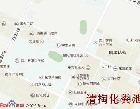 阳光城清掏化粪池服务片区地图