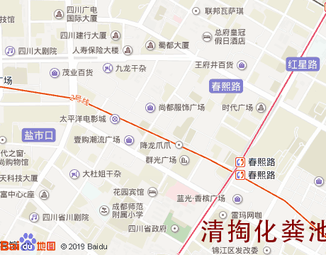 盐市口清掏化粪池服务片区地图