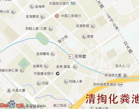 营门口清掏化粪池服务片区地图