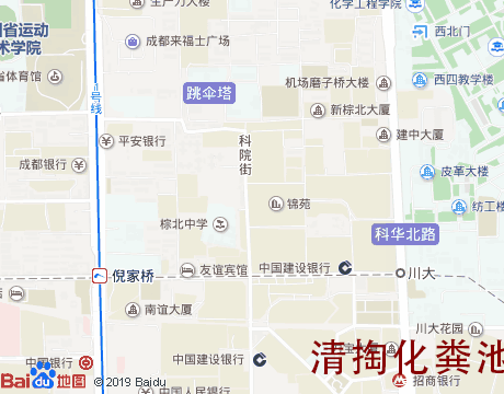 棕北清掏化粪池服务片区地图